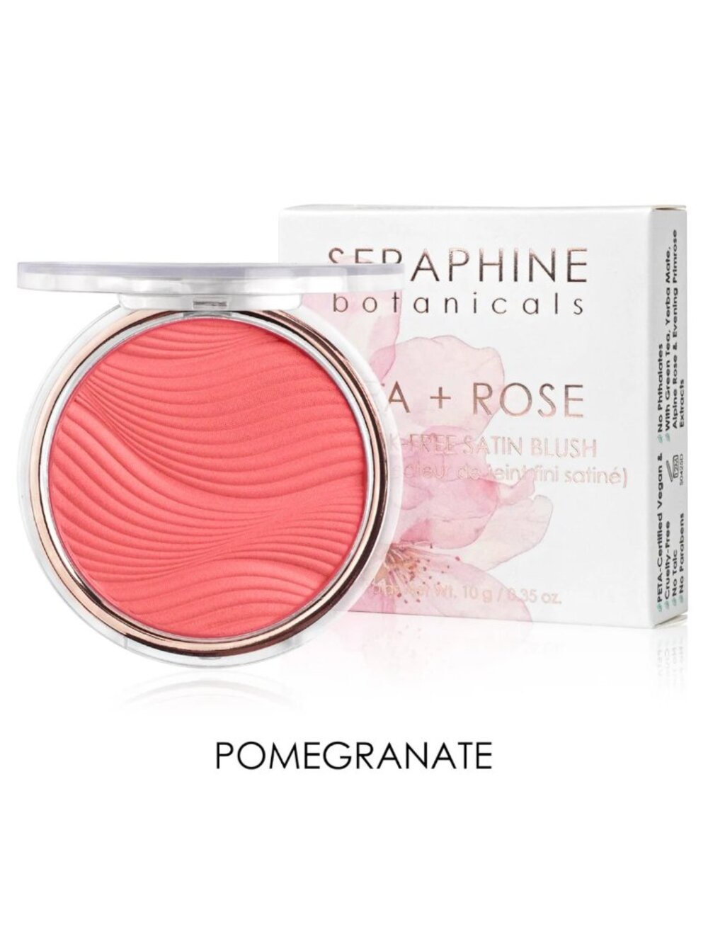 Seraphine Botanicals Pomegranate Satin Blush - Pink